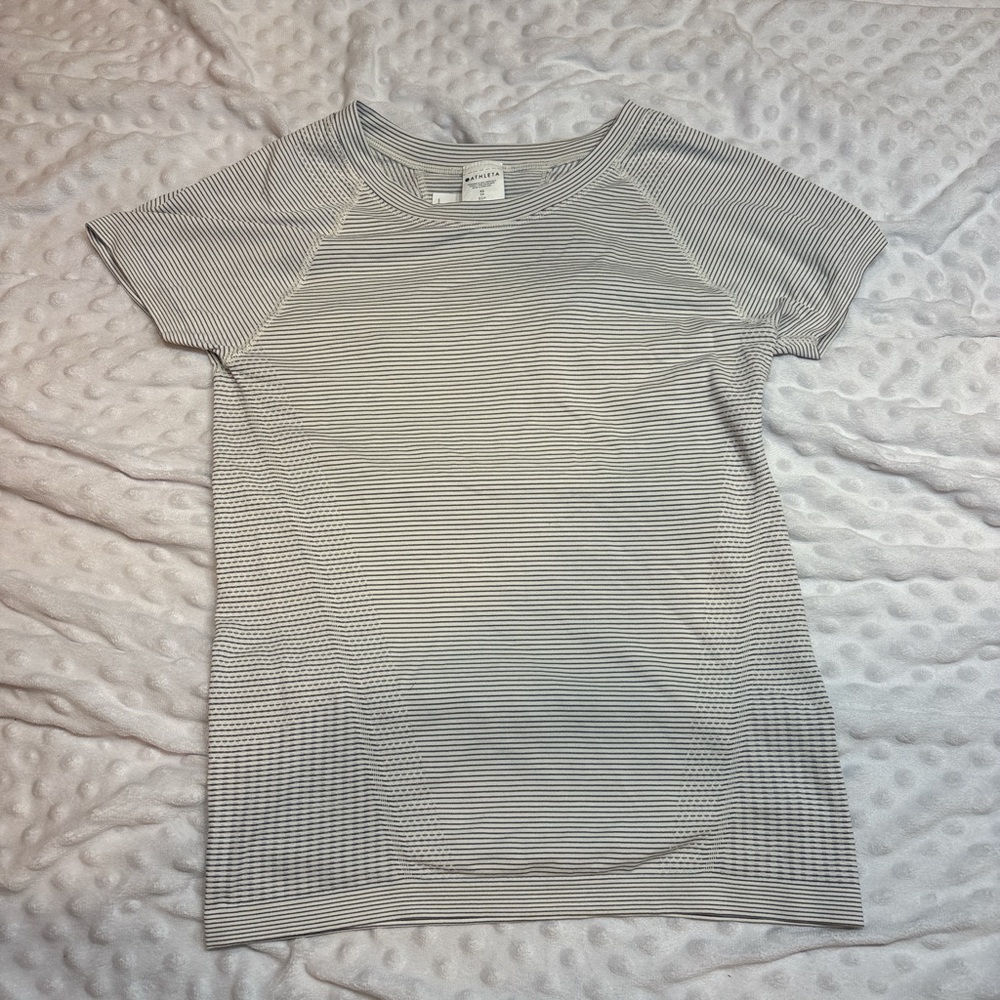 striped athleta top